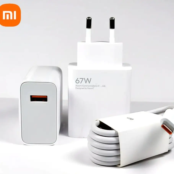 Комплект зарядки Xiaomi 67W кабель 6А xiaomi-67w фото